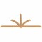 Ekena Millwork Redmond Smooth Timber Gable Bracket, Western Red Cedar, 84"W x 38"H x 1 1/2"D x 3 1/2"F, 11/12 Pitch GBW084X38X0204RED00SWR - alternate 2